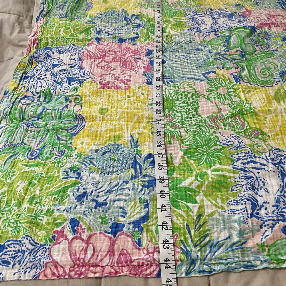 Lilly Pulitzer Pottery Barn Kids Swaddle Organic Cotton Exclusive Designer - Picture 2 of 7
